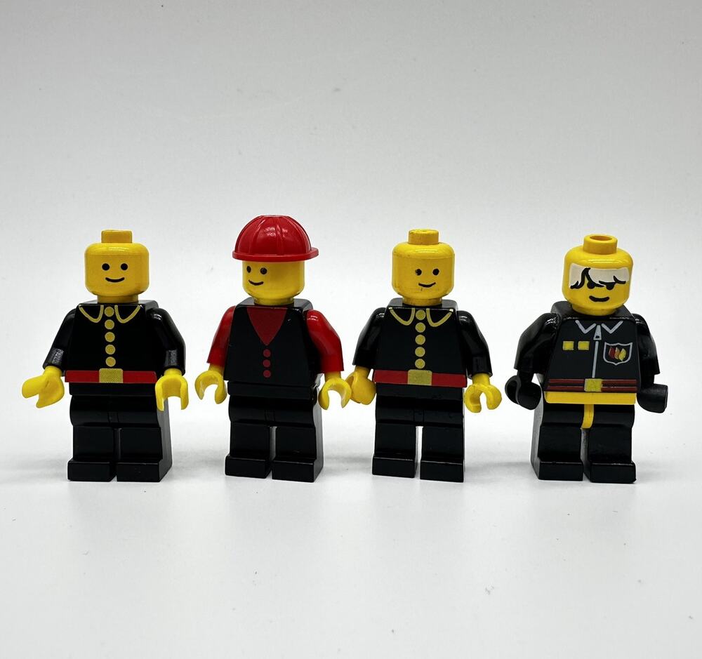 Lego Mini Figure Lot Firemen Fire Fighter